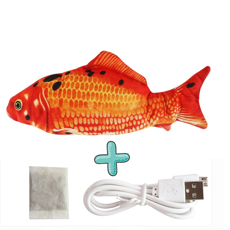 Electric Floppy Fish Cat toy