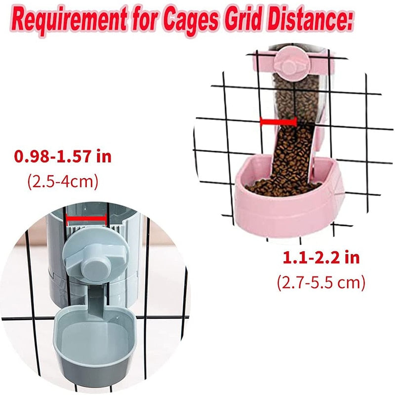 Pet Bowls Cage Hanging Feeder