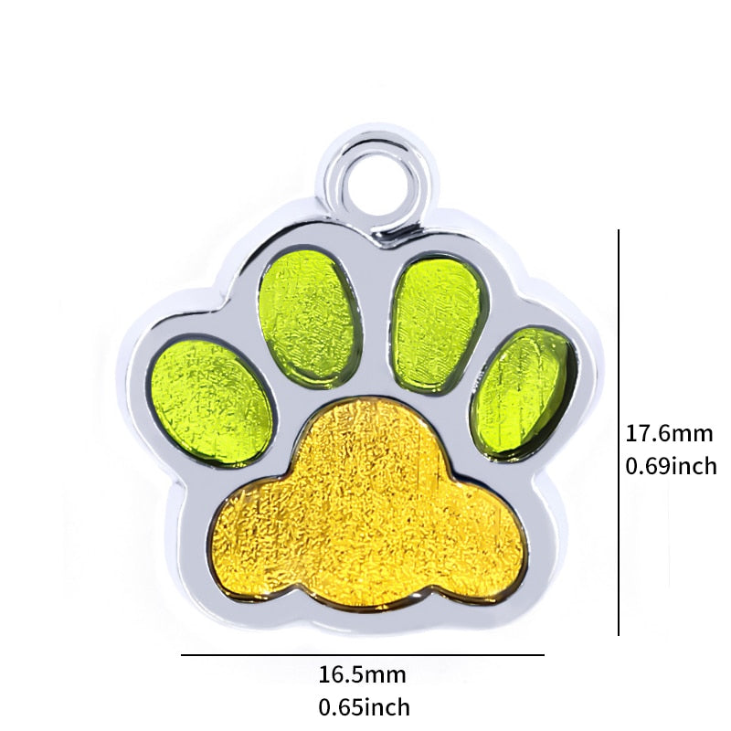 Paw Glitter Pendant