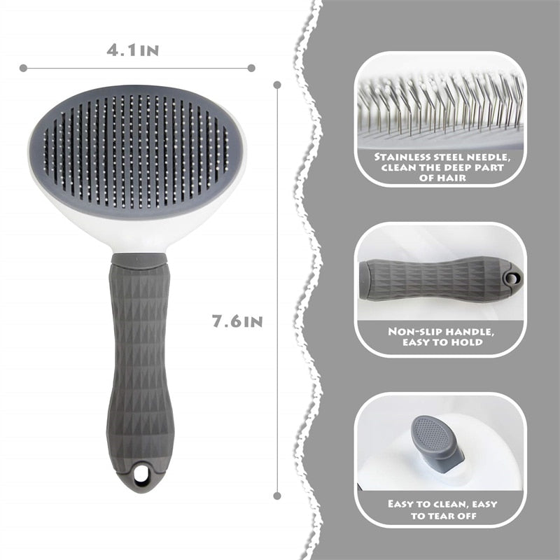 Cat Brush Stainless Steel Comb