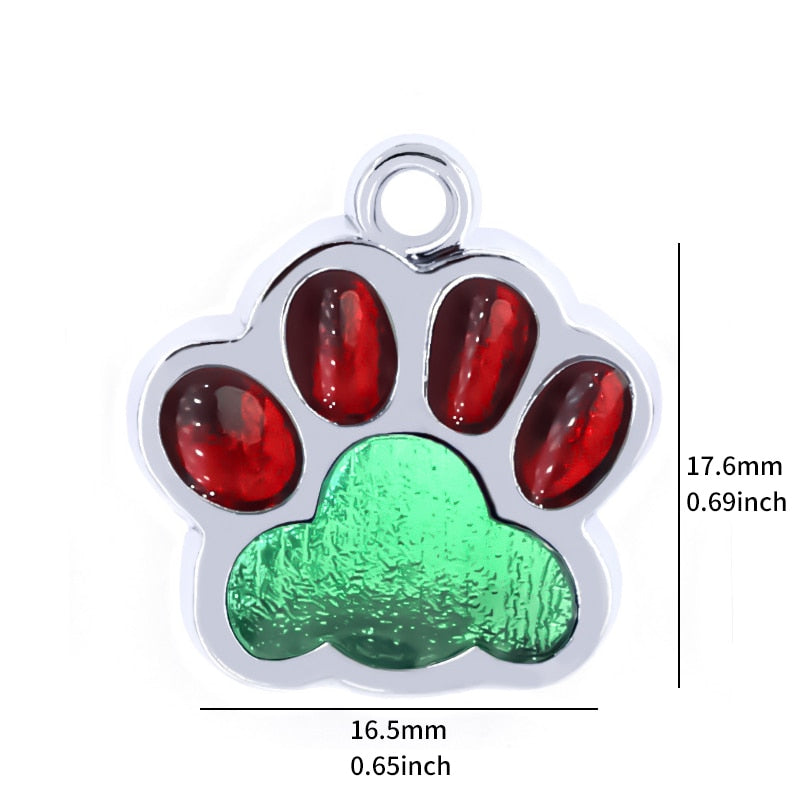 Paw Glitter Pendant