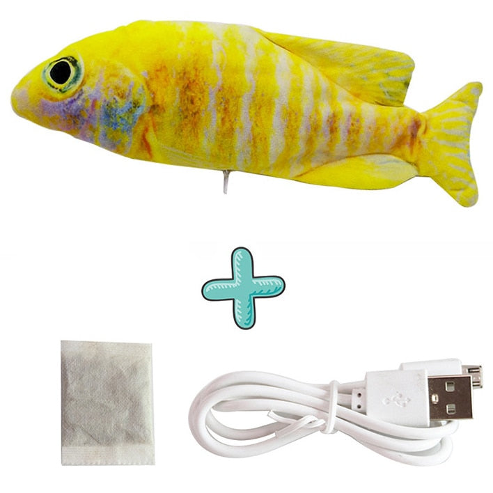 Electric Floppy Fish Cat toy