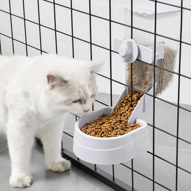 Pet Bowls Cage Hanging Feeder