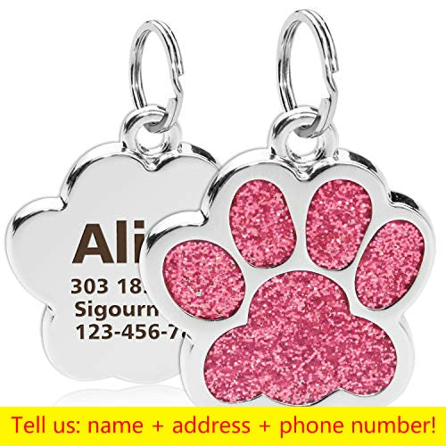 Paw Glitter Pendant