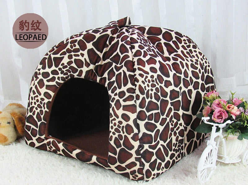 Soft Pink Cat Rabbit Bed House