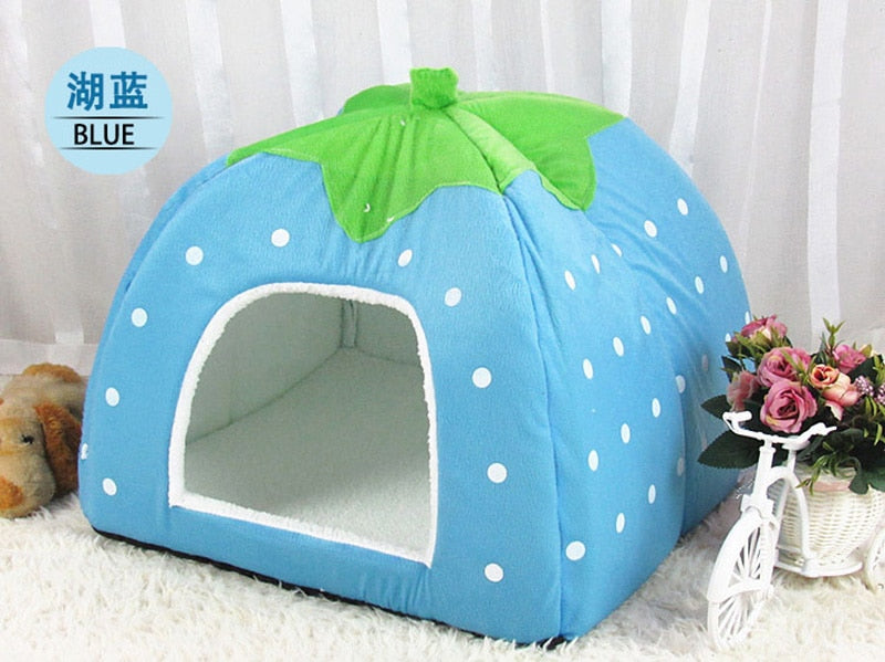 Soft Pink Cat Rabbit Bed House