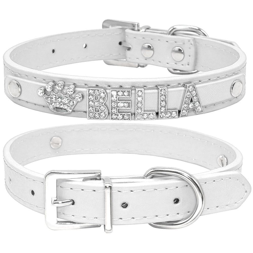 Bling Rhinestone Puppy Dog Collars