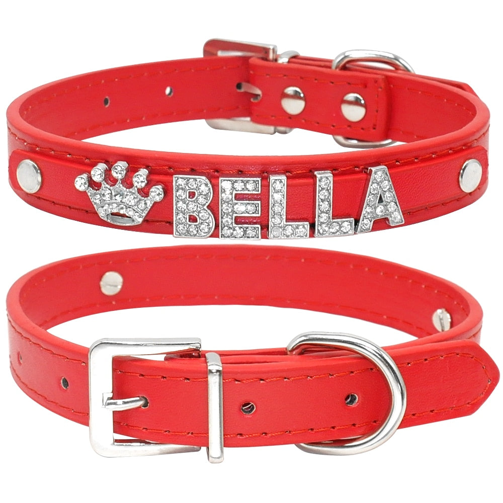 Bling Rhinestone Puppy Dog Collars