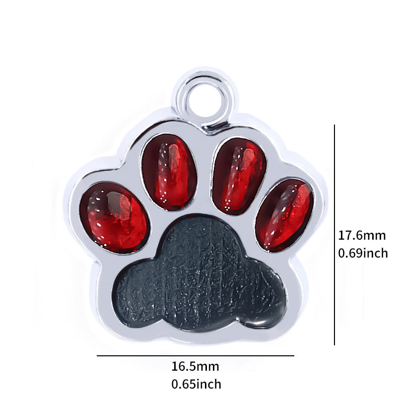 Paw Glitter Pendant