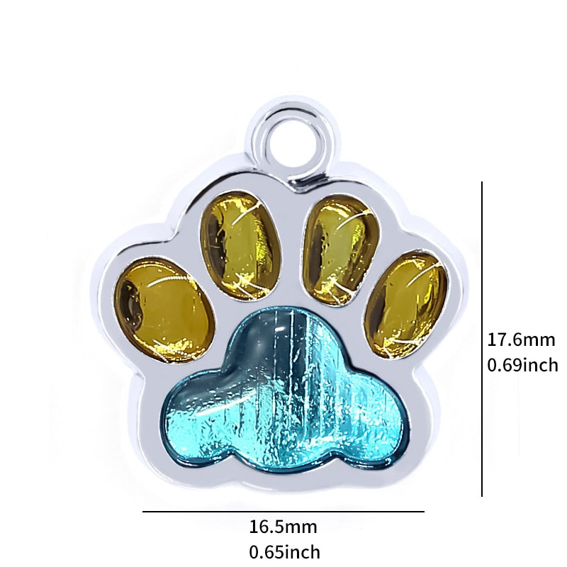 Paw Glitter Pendant