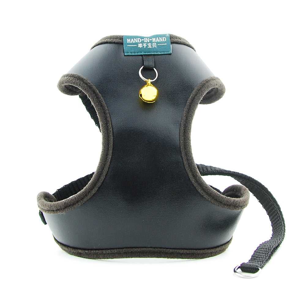 Harness With Bell Walking Leash