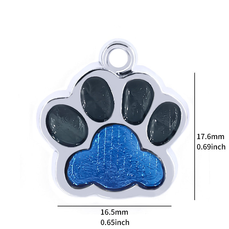 Paw Glitter Pendant