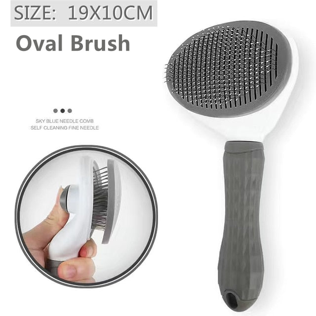 Cat Brush Stainless Steel Comb