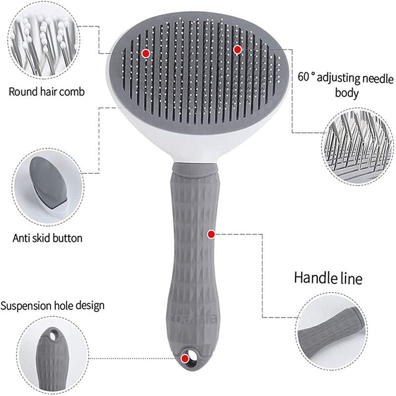 Cat Brush Stainless Steel Comb